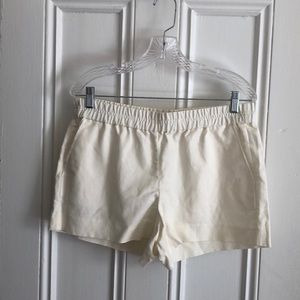 Cream colored J.Crew Boardwalk shorts
